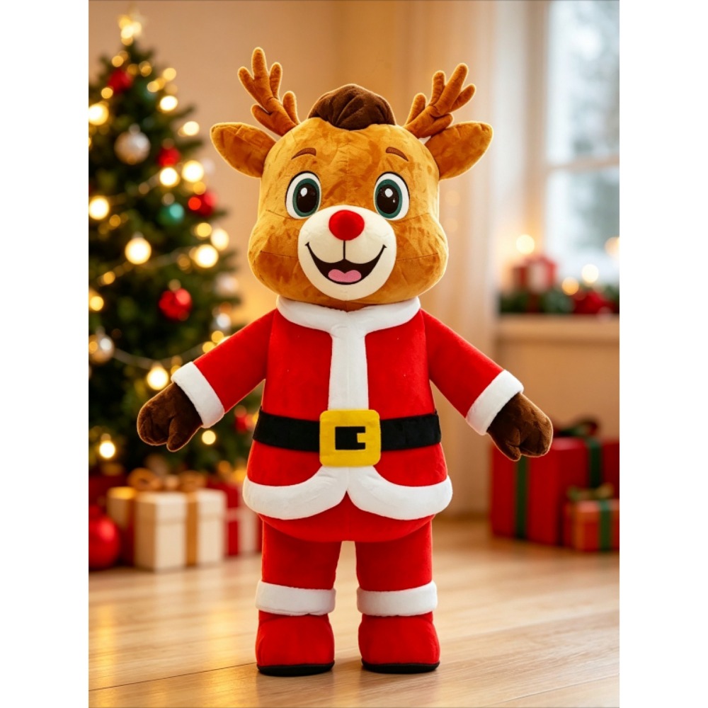 Event & Party Supply Photos - Aufblasbares Hirsch-Maskottchen-Kostüm für Erwachsene, geeignet für