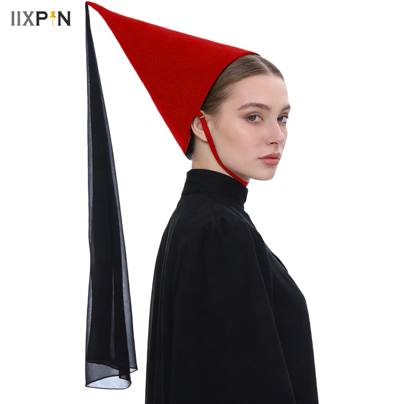 Party Hat Cone - Unisex Damen Mädchen Samt Spitze Konische