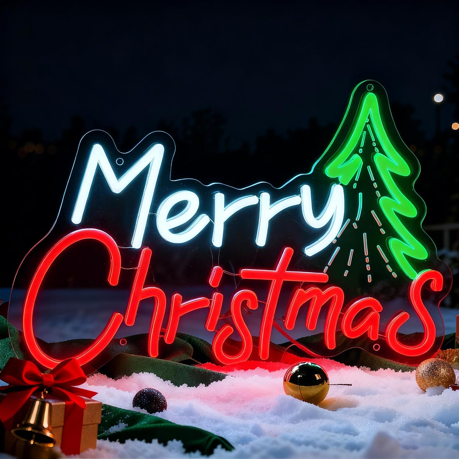 Weihnachts-Neonschild, USB-bet – Neon Sign Party Bewertung und Preis