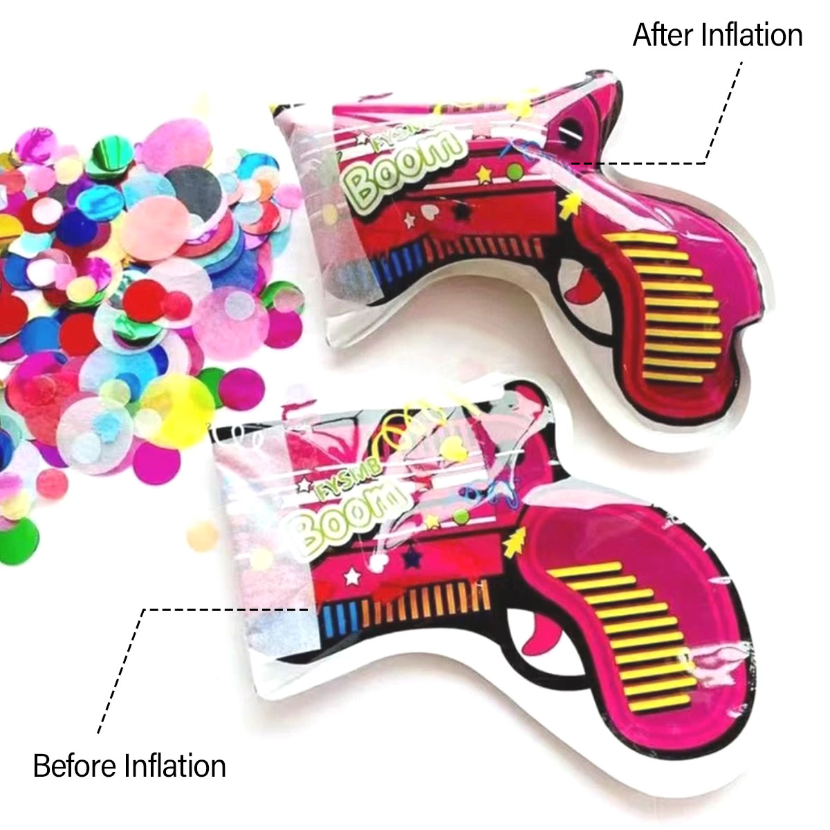 10/20/30 Stück Feuerwerk aufbl – Confetti Cannon Tube Bewertung und Preis