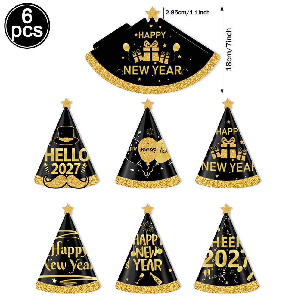 Hallo 2027 Neujahrs-Foto-Requi – Party Hat Cone Bewertung und Preis