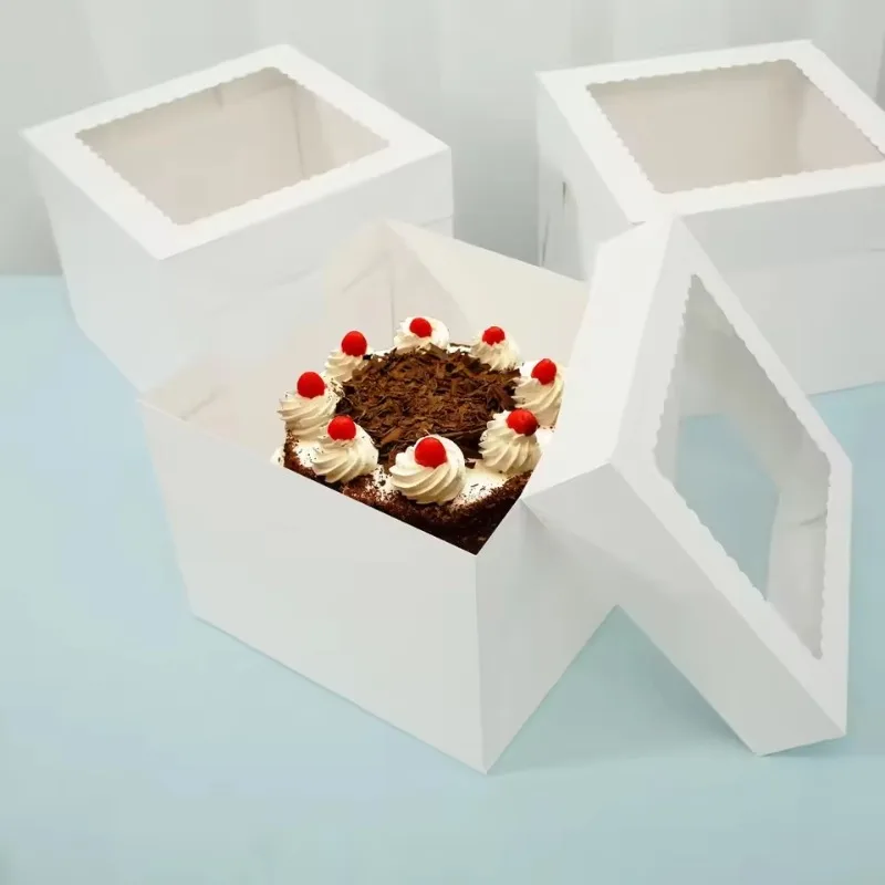 2/4/6 Stück weiße Kuchenboxen, – Event Party Box Bewertung und Preis