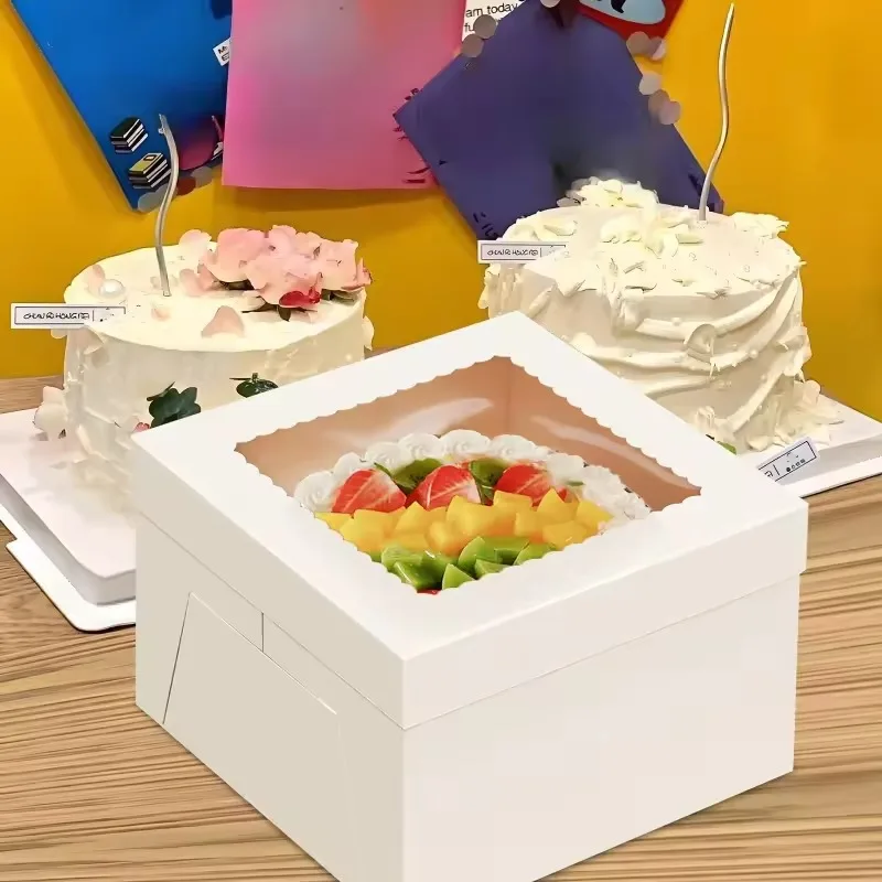 2/4/6 Stück weiße Kuchenboxen, – Event Party Box Bewertung und Preis