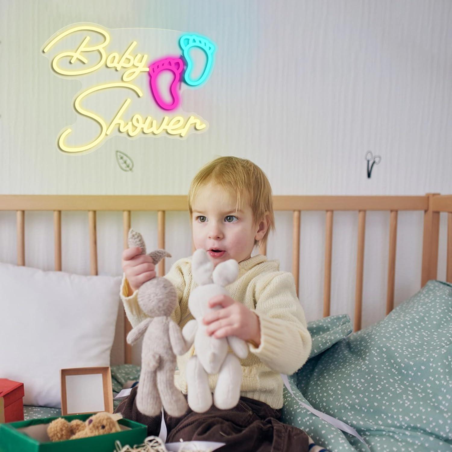Baby-Shower-Neonschild „Oh Bab – Neon Sign Party Bewertung und Preis