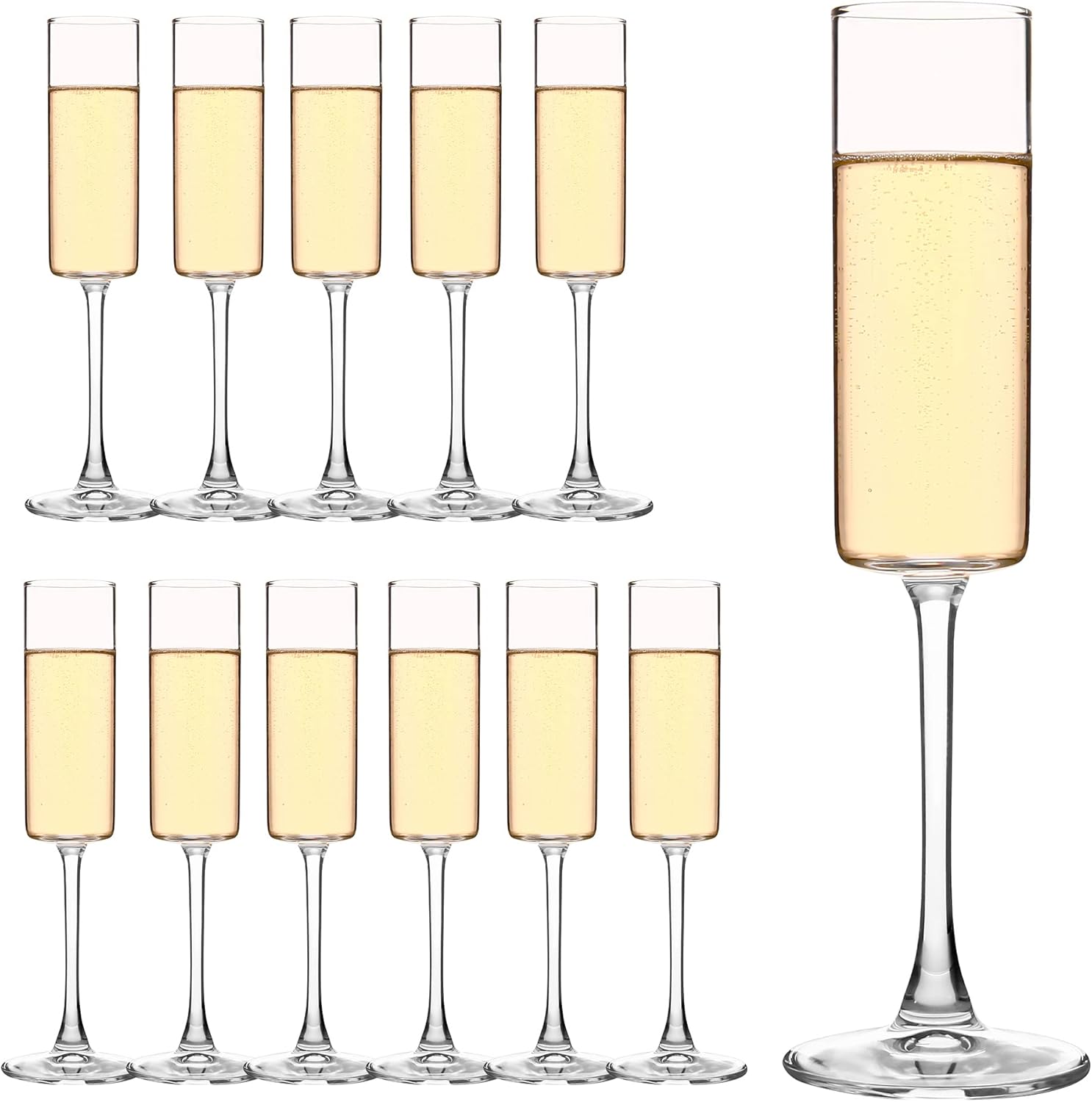Kristall-Champagnergläser-Set, – Event Suppliers Bewertung und Preis